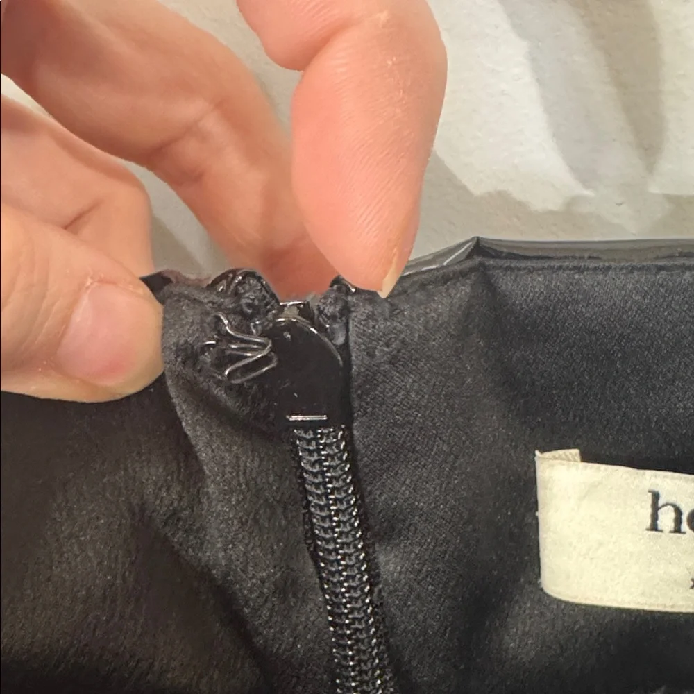 HOUSE OF CB LONDON HARMONY HIGH WAISTED PATRNT VINYL PANTS LARGE - Picture 16 of 16